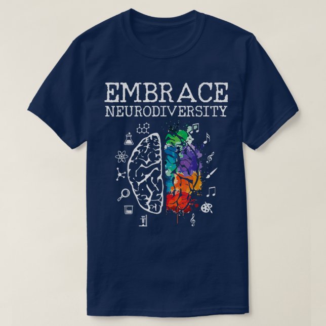 Förstärkning av hjärnan i nervsystemet Förstärka A T Shirt (Design framsida)