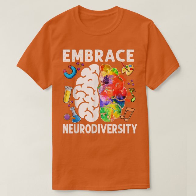 Förstärkning av hjärnan i nervsystemet Förstärka A T Shirt (Design framsida)