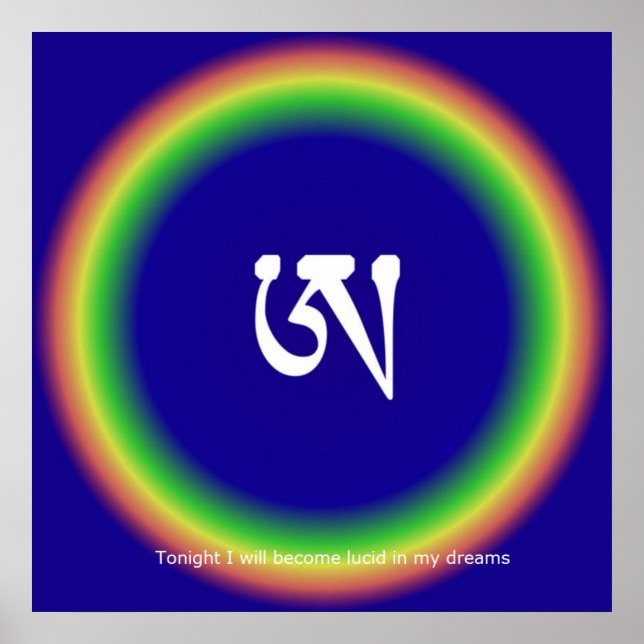 Förstärkning av luciddrömmar poster (Framsidan)