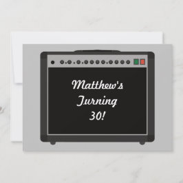 Förstärkning av personligen Rock and roll Party Inbjudningar