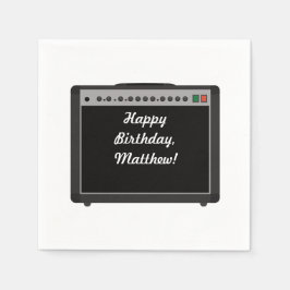 Förstärkning av personligen Rock and roll Party Pappersservett