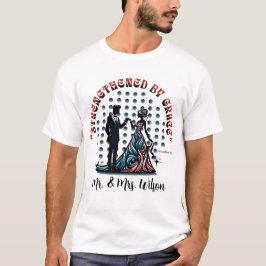 Förstärkt av Grace - 2 korintianer 12:9 T Shirt