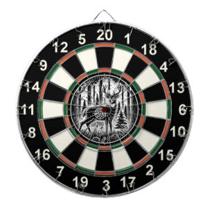 Förstärkt Hjort Forest Design Darttavla