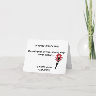 Förstärkt notera kortet kort