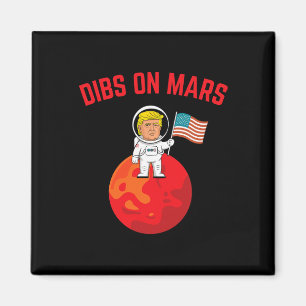 Förstärkt på Mars - Rolig Trump på Mars med amerik Magnet