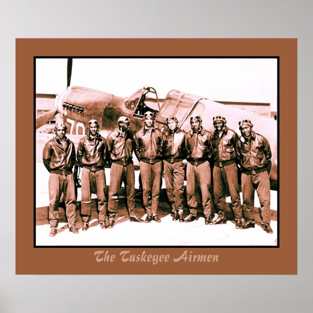 (förstärkt) Tuskegee Airmen Poster (Framsidan)