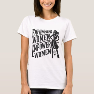 Förstärkta kvinnor - djärv kvinnlig Desi T Shirt