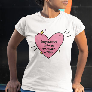 Förstärkta kvinnor ger kvinnor återinträdesstatus t shirt