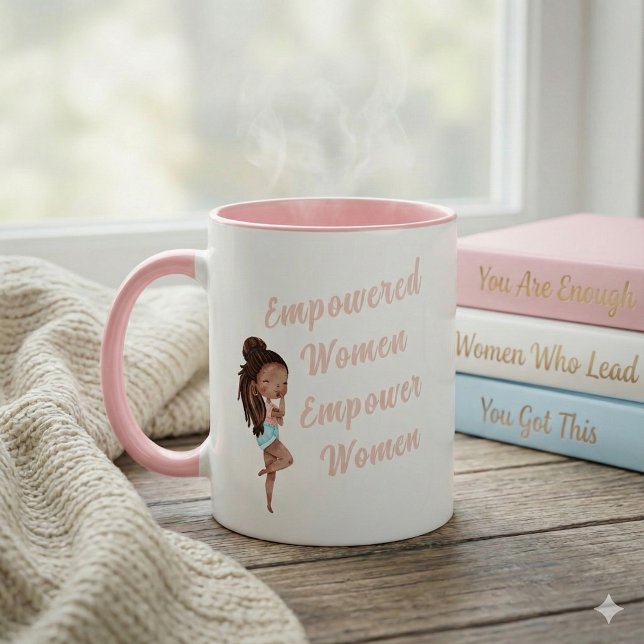 Förstärkta kvinnor ger kvinnor Mugg (Empower someone special with this, "Empowered Women Empower Women" mug! )