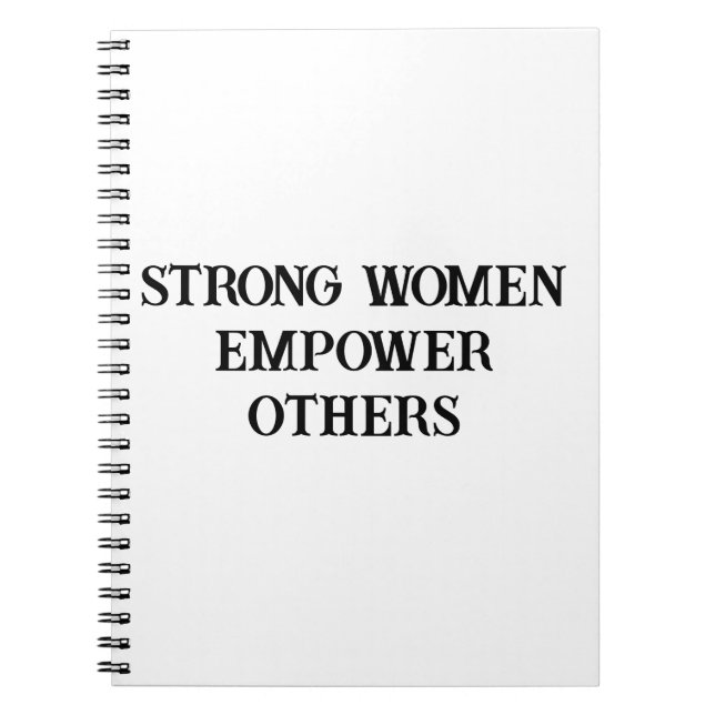 Förstärkta kvinnor ger mer kraft åt andra bärbara  anteckningsbok (Framsidan)