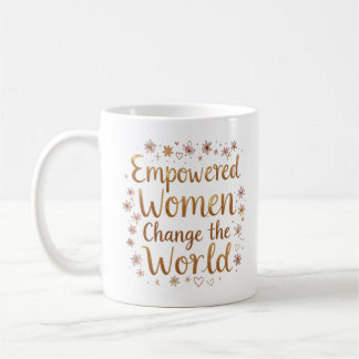 Förstärkta kvinnor kaffemugg