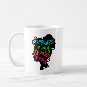 Förstärkta kvinnor kaffemugg