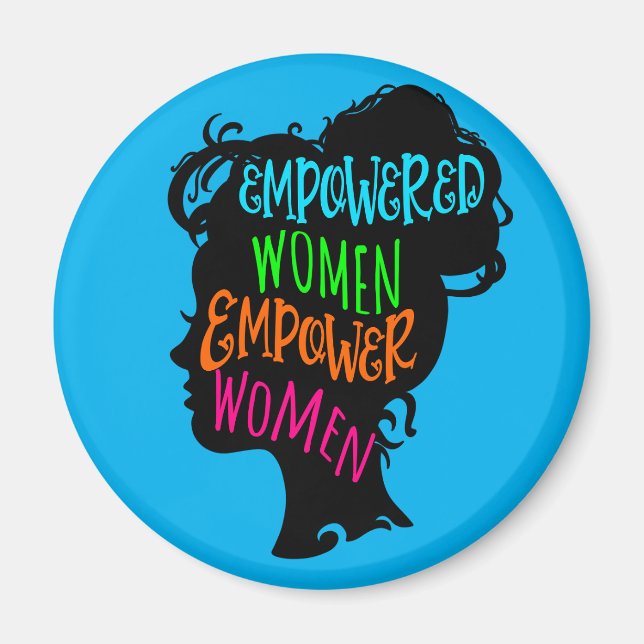 Förstärkta kvinnor magnet (Framsidan)