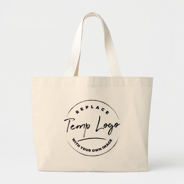 Förstärkta med din Logotyp Jumbo Tygkasse (Framsidan)