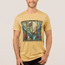 Förstärkta rödchefspoppies i soluppgång t shirt