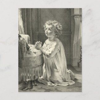 Förste bön för CHild Vykort