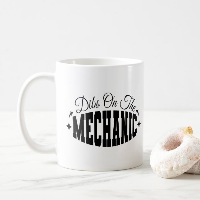 Förste Förtur till Mekanikern Roligt Mekanikerns F Kaffemugg (Med munk)