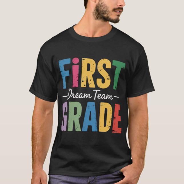 Förste Klass Back to school-lärarna T Shirt (Framsida)