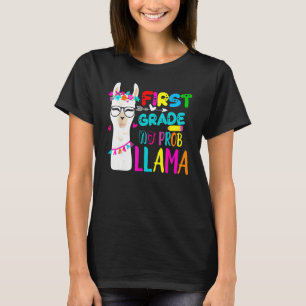 Förste Klass: ingen professor Llama-lärare 100 dag T Shirt