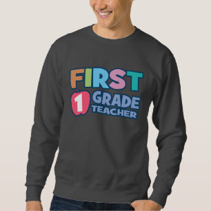 Förste Klass Lärare Lång Ärmad Tröja