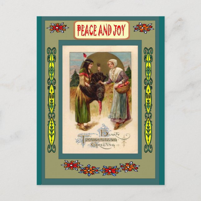 Förste nationsvänner helg vykort (Framsida)