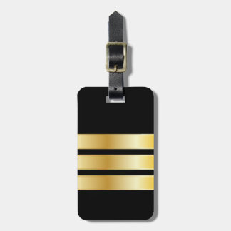 Förste officer Pilot Uniform Roligt Bagagebricka