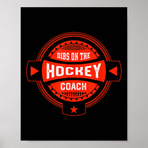 Förste rätt till hockeytränaren talesätt hockeyspe poster