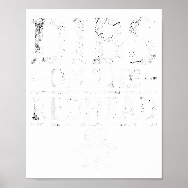 Förste rätt till rödhårig St Patricks Day Män Kvin Poster (Framsidan)