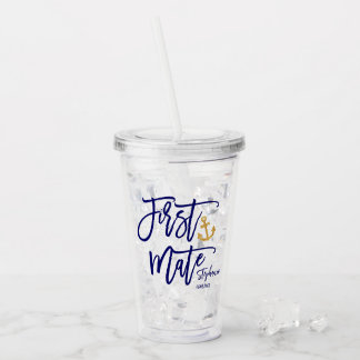 Förste styrman brudtärna kust take away mugg