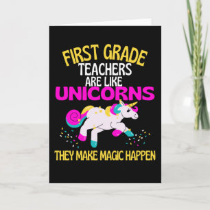 Förste Unicorn-läraren i Klass är magisk, lärare Kort