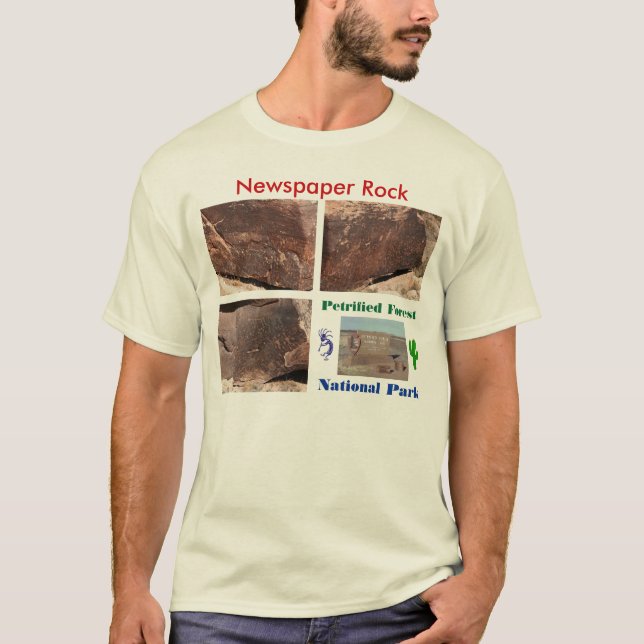 Förstenad skog tee shirt (Framsida)