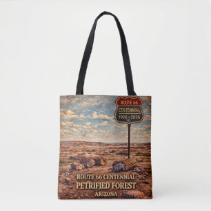 Förstenade skogen Arizona Centennial 1926-2026 Tygkasse