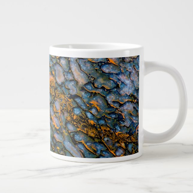 Förstenat dinosaurie-ben jumbo mugg (Höger)