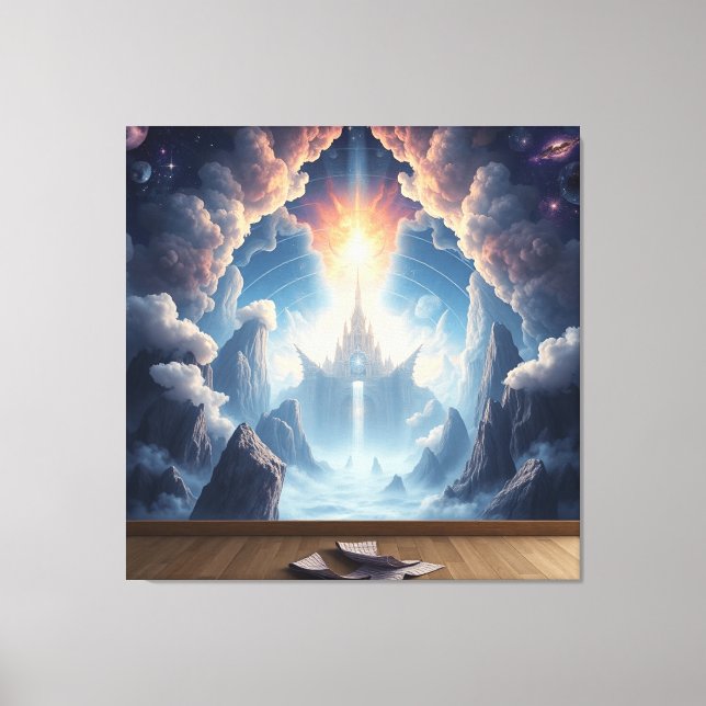 Förstklassig arbetsyta - Elegant och modern konst Canvastryck (Framsida)