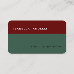 Förstklassig Elegant, enkel, enkel, prisvärd Linen Visitkort