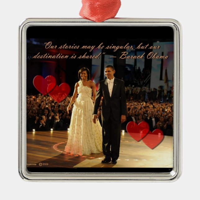 Förstklassig orange för delad målruta julgransprydnad metall (Framsidan)