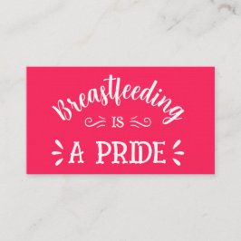 Förstklassigt Affärskort för amningskonsult Visitkort