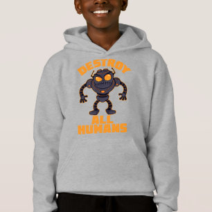 Förstör all mänsklig Arg Robot T Shirt