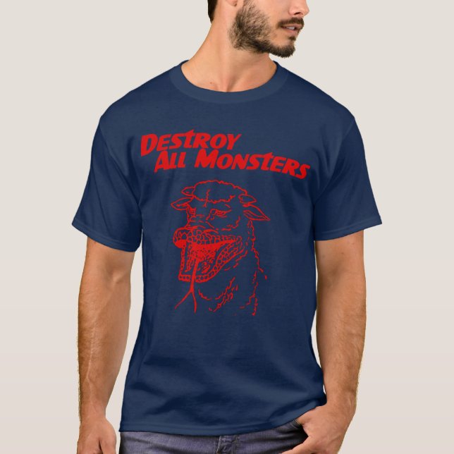Förstör alla monsterleveranser t shirt (Framsida)
