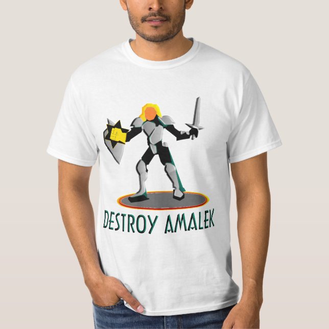 Förstör Amalek Tee (Framsida)