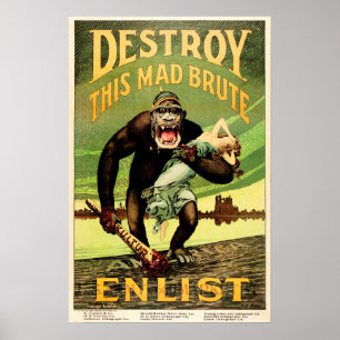 Förstör den här reklampropagandan för det dolda Vä Poster