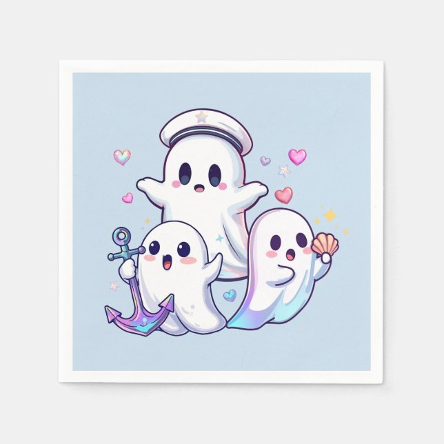 Förstör det fria havet! pappersservett (Framsidan)