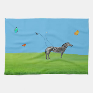 Förstör ett könsceller för Zebra Kökshandduk