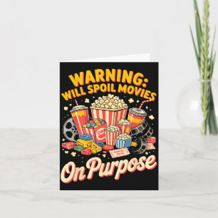 Förstör filmer film mat natt mellanmål popcorn kort