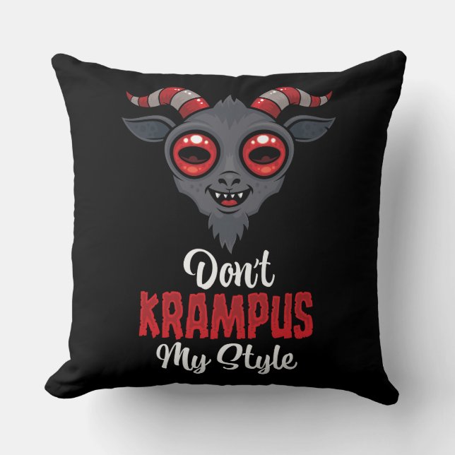 Förstör inte min stil, Krampus Kudde (Framsida)