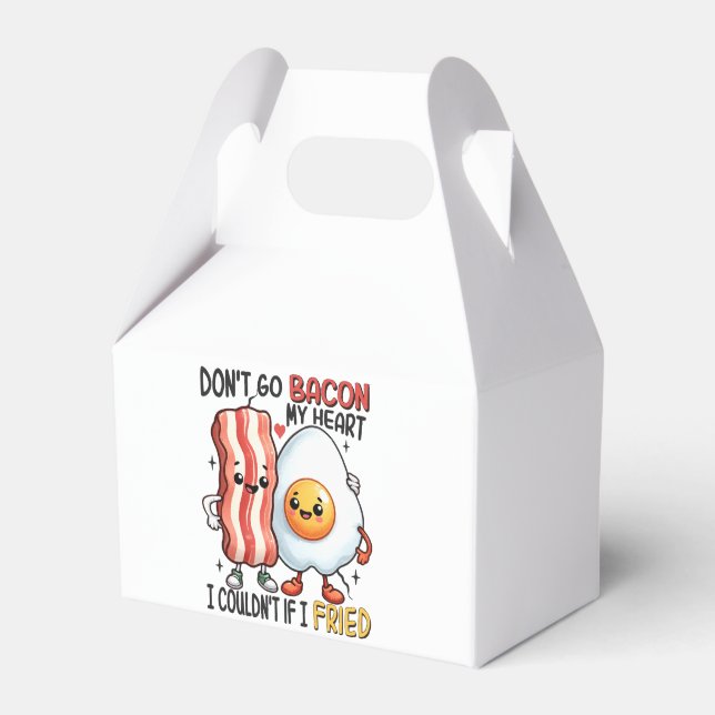 Förstör inte mitt hjärta med bacon presentaskar (Framsidan Sidan)