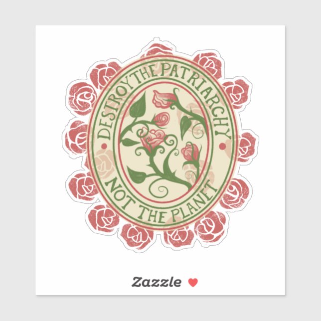 Förstör inte patriarkatet. klistermärken (Ark)