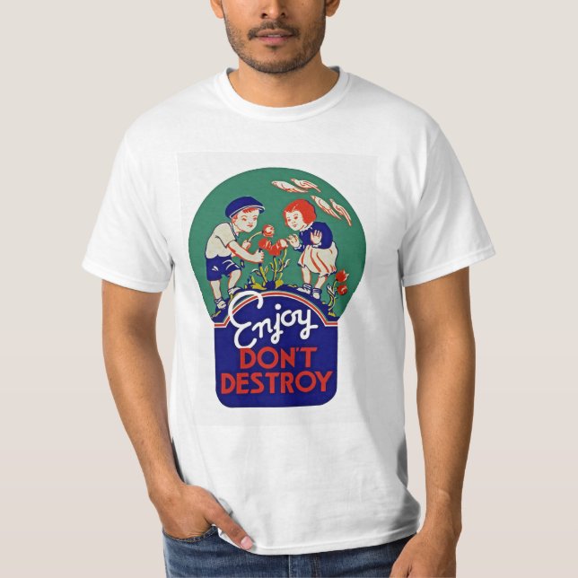 Förstör inte t-shirt (Framsida)
