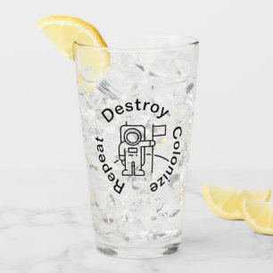 Förstör kolonisera upprepat glas, kopp