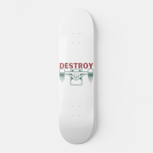 Förstör Mini Skateboard Bräda 18,5 Cm (Framsida)